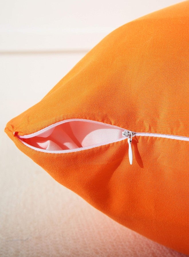 Evolive Ultra Soft Microfiber Body Pillow Cover/Pillowcases 21"x54" with Hidden Zipper Closure (21"x54" Body Pillow Cover, Orange) - Image 5